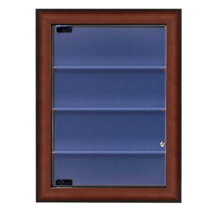 United Visual Products Outdoor Enclosed Combo Board, 42"x32", White Frame/Blue & Apricot UVCB4232ODW-BLUE-APRICOT